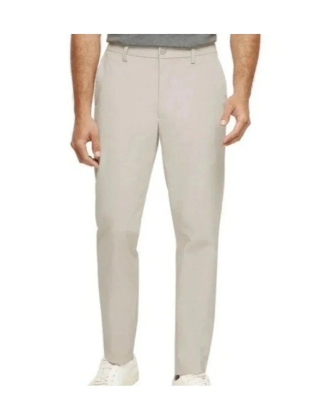 NWT Banana Republic Men's 32x32 Tan Commuter Flex Tech Pants Athletic Fit
